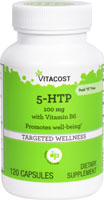 Vitacost 5-HTP 100 mg with Vitamin B6 -- 120 Capsules Discounts and Cashback