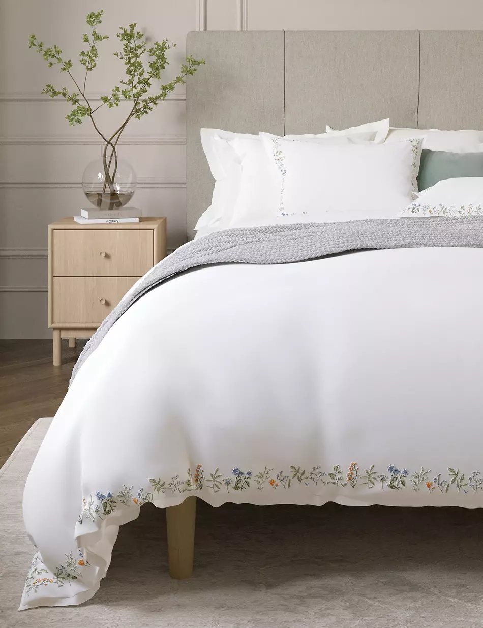 Wild Primrose Sateen Embroidered Bedding Set Discounts and Cashback