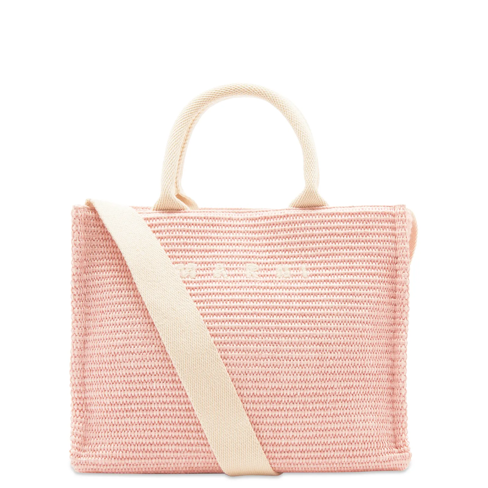 Marni Small Raffia Tote Bag